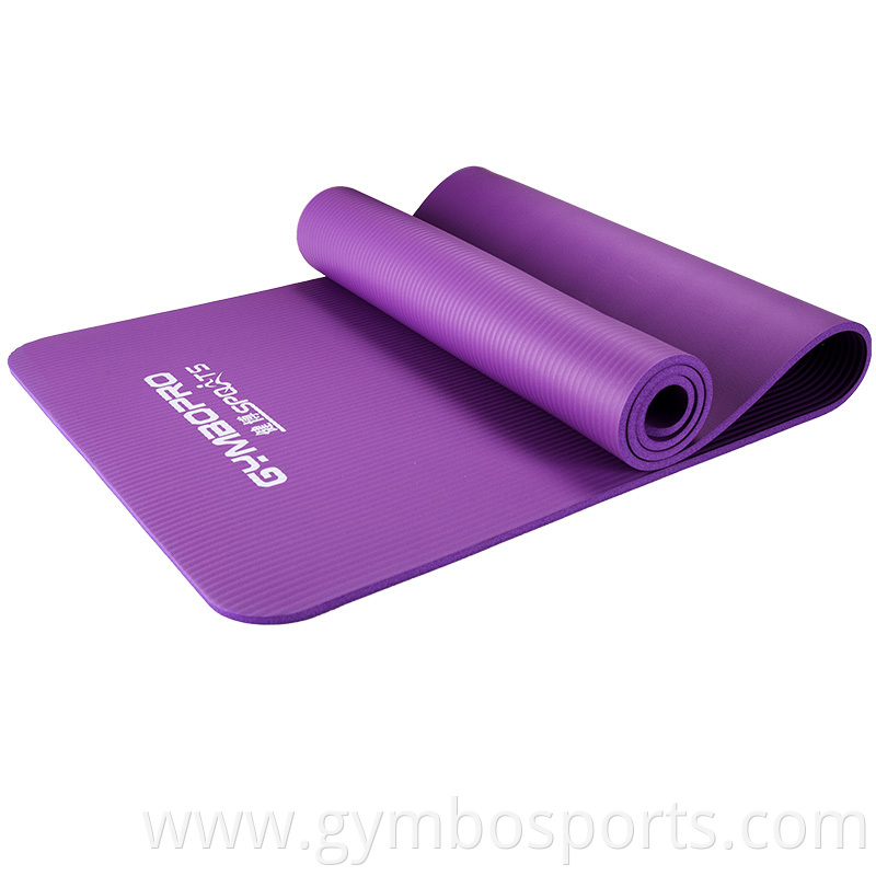 New Fashion 10mm Thickness Folding Anti-slip Fitness NBR Yoga Mat Gymnastics Mat